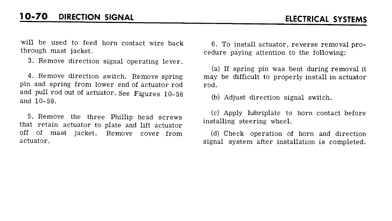 1962 Buick Chassis Service Manual Electrical System Page 70 of 108